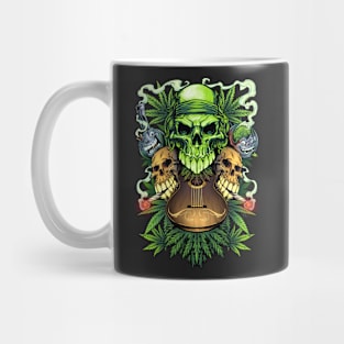 Marijuana Skulls Mug